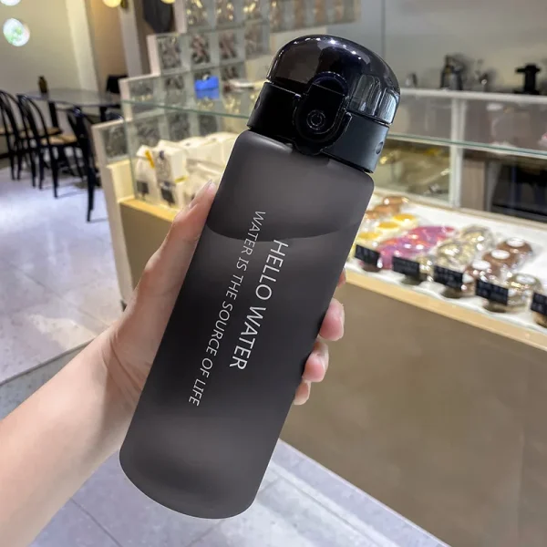780ml Plastic Water Bottle for Drinking Portable Sport Tea Coffee Cup Kitchen Tools Kids Water Bottle for School Transparent 6