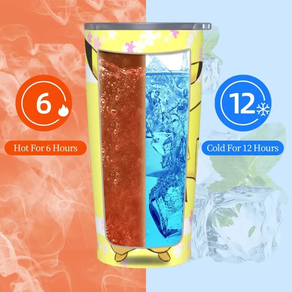 Stainless Steel Tumbler Pokemon Pikachu Thermal Mug Portable Hot Drinks Car Mugs Travel Custom Water Bottle 6