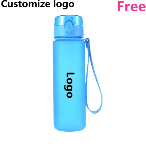 Sports Water Bottles Colorful Personalized Portable Safety Hard PC Plastic 560ML Drinking Cup Student Birth Gift Customize Logo 1