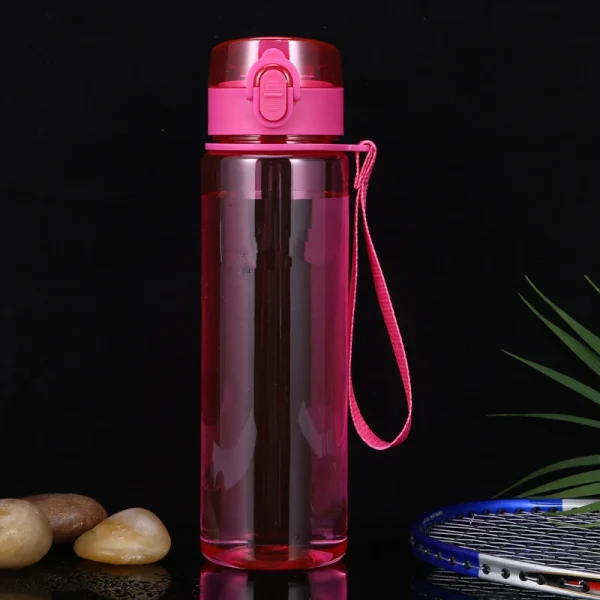 Sports Water Bottles Colorful Personalized Portable Safety Hard PC Plastic 560ML Drinking Cup Student Birth Gift Customize Logo 4