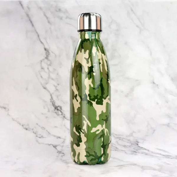 500ml Double Wall Vacuum Cup Thermos Insulated Stainless Steel Water Bottle Outdoor Sports Camping Hiking Cycling Thermo Bottle 6