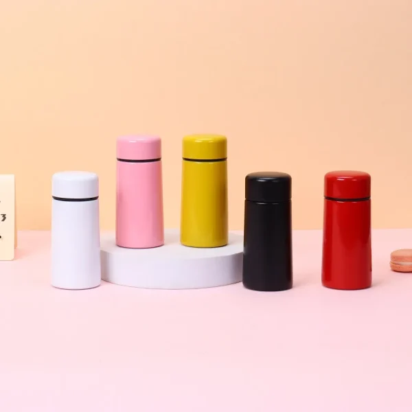 Mini Water Bottle 160ML Micro Vacuum Insulation Metal Thermos Bottle Leak Proof and Spill ProofSuitable for Beverages Coffee Tea 2