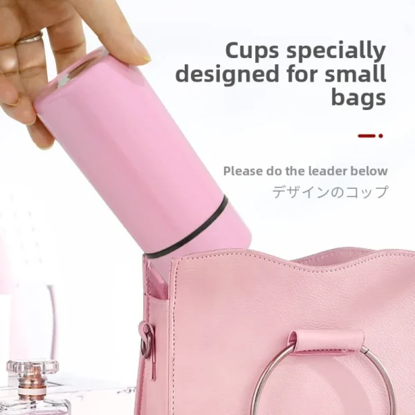 Mini Water Bottle 160ML Micro Vacuum Insulation Metal Thermos Bottle Leak Proof and Spill ProofSuitable for Beverages Coffee Tea 5