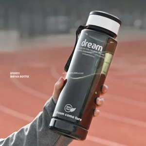 1 Pcs 1000ML Summer Plastic Sports Water Bottle Student Large Capacity Drinking Bottle Fitness Cup Outdoor Portable Kettle 1