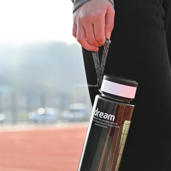 1 Pcs 1000ML Summer Plastic Sports Water Bottle Student Large Capacity Drinking Bottle Fitness Cup Outdoor Portable Kettle 3