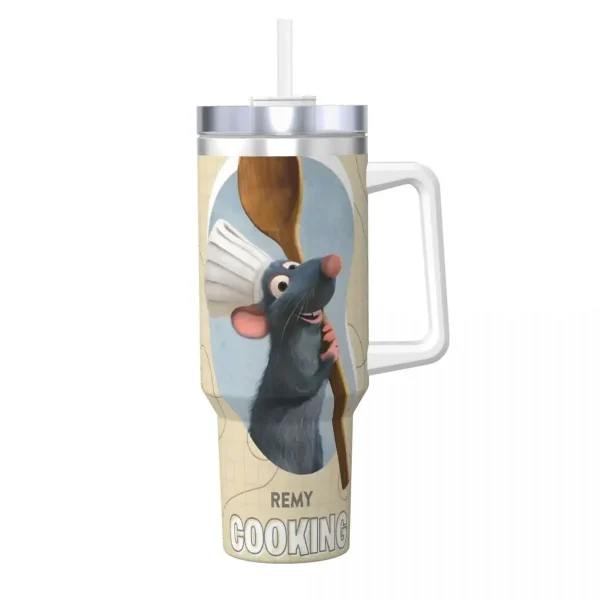 Stainless Steel Tumbler Ratatouilles Thermal Mug cooking Insulated Hot Drinks Car Mugs Travelist Custom Water Bottle 1