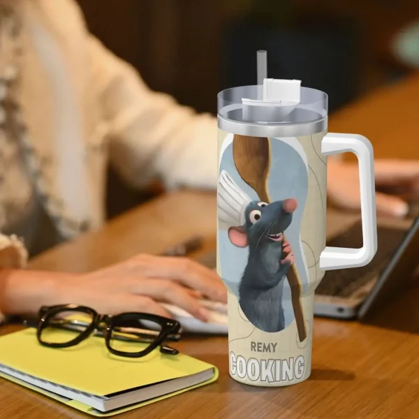 Stainless Steel Tumbler Ratatouilles Thermal Mug cooking Insulated Hot Drinks Car Mugs Travelist Custom Water Bottle 6