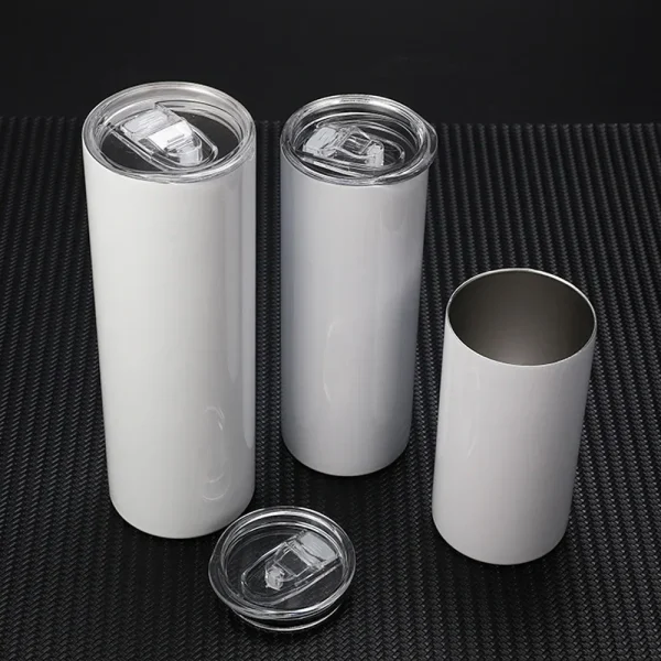 20OZ Sublimation Cup Stainless Steel Thermos Bottle Cold and Hot Insulated Coffee Cups Portable Custom DIY Water Bottle 600ML 1