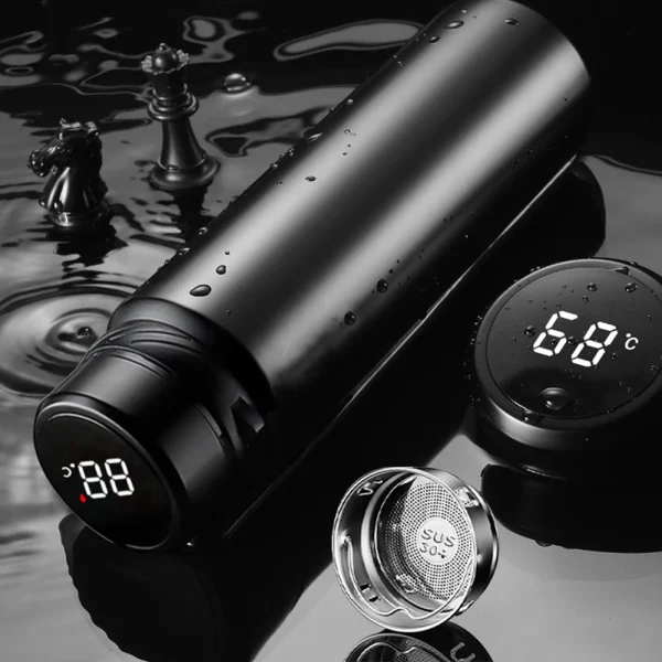 1L Thermal Water Bottle Temperature Display Thermos Bottle Stainless Steel Tumbler Vacuum Flasks Thermos For Water Tea Drinkware 1