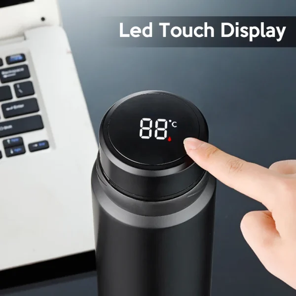 1L Thermal Water Bottle Temperature Display Thermos Bottle Stainless Steel Tumbler Vacuum Flasks Thermos For Water Tea Drinkware 2