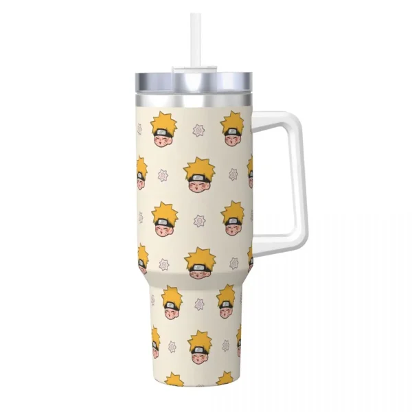Narutos Anime Tumbler Cold Drink Water Bottle Heat Preservation Stainless Steel Coffee Mug Custom Camping Car Mugs 1
