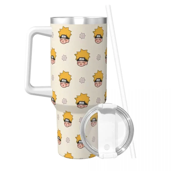 Narutos Anime Tumbler Cold Drink Water Bottle Heat Preservation Stainless Steel Coffee Mug Custom Camping Car Mugs 2