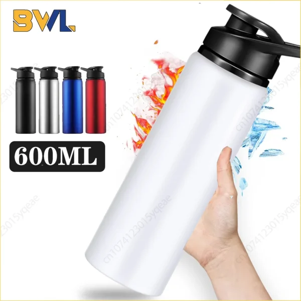 Portable Aluminium Water Bottle Bicycle Riding Drinking Water Bottle Outdoor Sport Travel Mug Metal Stainless Steel Bottle 1