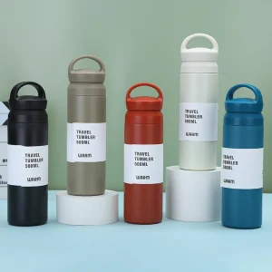 350/500ML Simple Frosted Thermos Tea Cup Portable Stainless Steel Insulated Water Bottle Travel Car Drink Vacuum Cup 1