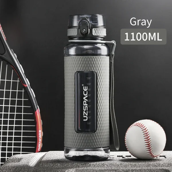 UZSPACE Sport Water Bottles BPA Free Portable Gym Anti-fall Leak-proof Large Capacity Fitness Kettle Tritan Plastic Drink Bottle 3