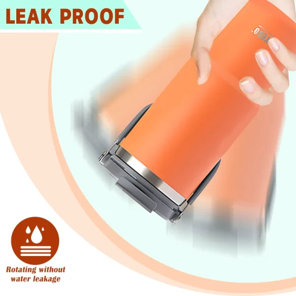 Tyeso Stainless Steel Thermos Bottle Coffee Cup Portable Insulation Cold And Hot Travel Fitness Mug Leakproof Vacuum Flask 3