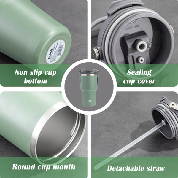 Tyeso Stainless Steel Thermos Bottle Coffee Cup Portable Insulation Cold And Hot Travel Fitness Mug Leakproof Vacuum Flask 4