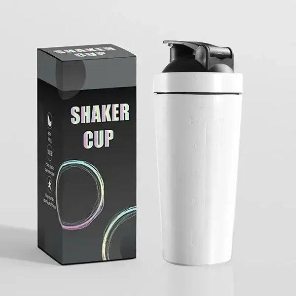 750ml with Logo Custom Logo Photo picture sports bottle large capacity protein powder milkshake mixing water cup 4
