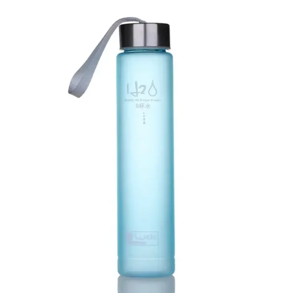 280ML Plastic Water Cup Frosted Drinking Bottle Girl Boy Portable Leak Proof Sports Bottle Drinkware Kitchen Dining Bar Home 3