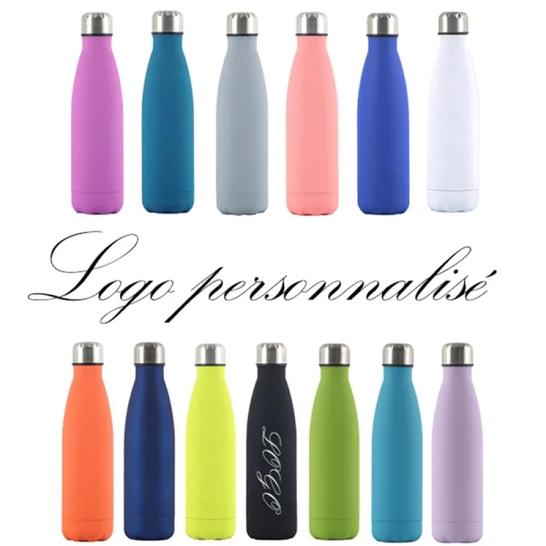 Customized Double-Wall Vacuum Thermos Bottle Sports Bottle Shaker Cup Outdoor Climbing Water Cup Creative Commemorative Gifts 1