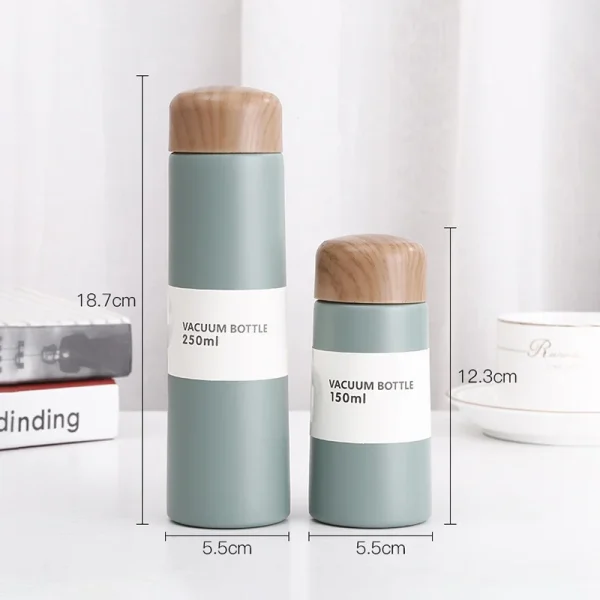 Logo Custom Mini Cute Coffee Vacuum Flasks Thermos Stainless Steel Travel Drink Water Bottle Thermoses Cups 3