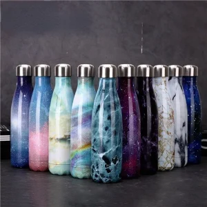 500ml Double Wall Stainles Steel Water Bottle Thermos Keep Hot and Cold Insulated Vacuum Flask for Sport 1