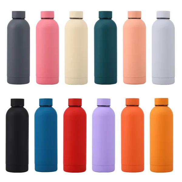Custom LOGO  750Ml 1000ml 500ml mouth stainless steel mini thermos cupsports water bottle, men's and women's hiking pot 1