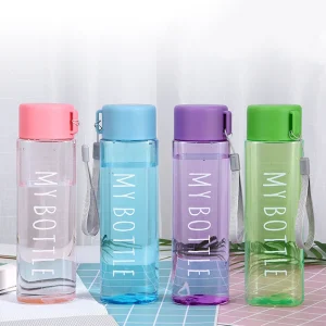 500ml Large Capacity Sports Water Cup Men Women Summer Outdoor Portable Plastic Water Bottle Coffee Juice Cup Water Bottle 1