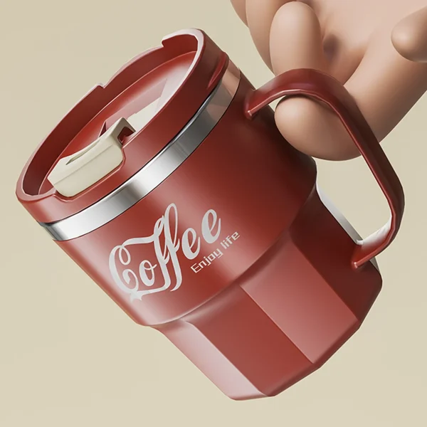 WORTHBUY 304 Stainless Steel Insulated Water Cup Double-Walled Drinking Cup Travel Portable Anti Scalding Milk Coffee Cup 5