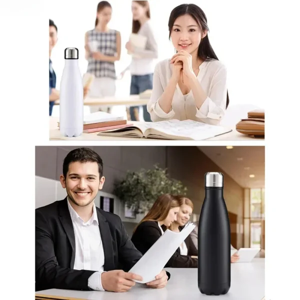 350/500750/1000ml Stainles Steel Insulated Vacuum Water Bottle Thermos Bottles for Sports Bottles woman Cola Cup Bottle 6