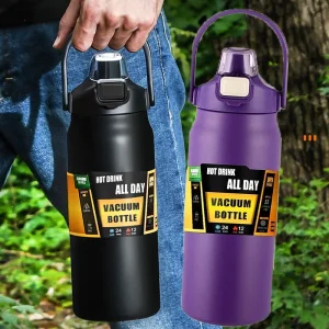 1500ML Stainless Steel Thermo Bottle Portable Thermos Large Capacity Thermo Water Bottle Tumbler Thermoses Outdoor Vacuum Flasks 1