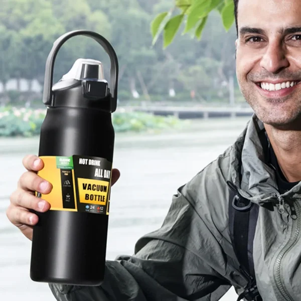 1500ML Stainless Steel Thermo Bottle Portable Thermos Large Capacity Thermo Water Bottle Tumbler Thermoses Outdoor Vacuum Flasks 5