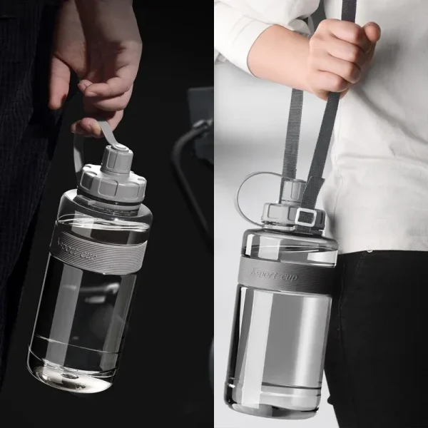 2 Liter Big Water Bottle with Straw 2L/1.5L/1L/0.6L Large Capacity School Gym Sports Drinking Bottles BPA Free Fitness 6