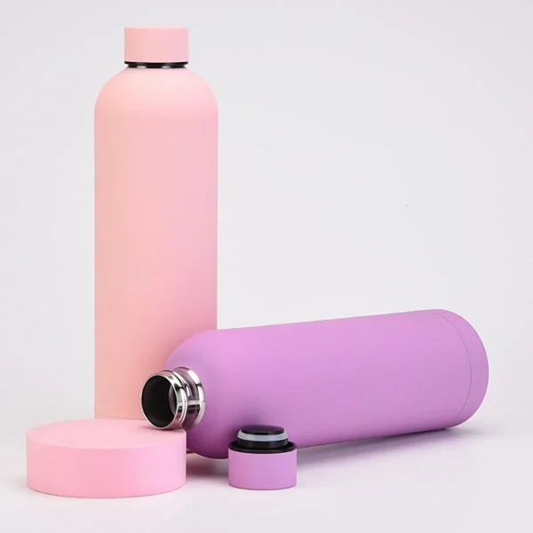 500/750/1000ml Double Wall Stainless Steel Vacuum Cup Water Bottle Thermos Bottle Keep Hot and Cold Insulated Vacuum Flask Sport 4