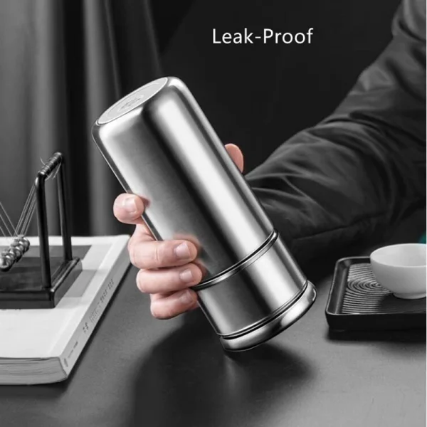 300ml/420ml Double Stainless Steel 304 Tea Vacuum Flask With Filter Leak-Proof Business Style Thermos Mug Thermal Bottle Tumbler 5