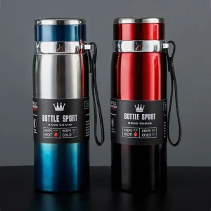 Thermos 1L Thermal Water Bottle Keep Cold and Hot Water Bottle for Water Tea Coffee Vacuum Flasks Stainless Steel Thermos Bottle 1