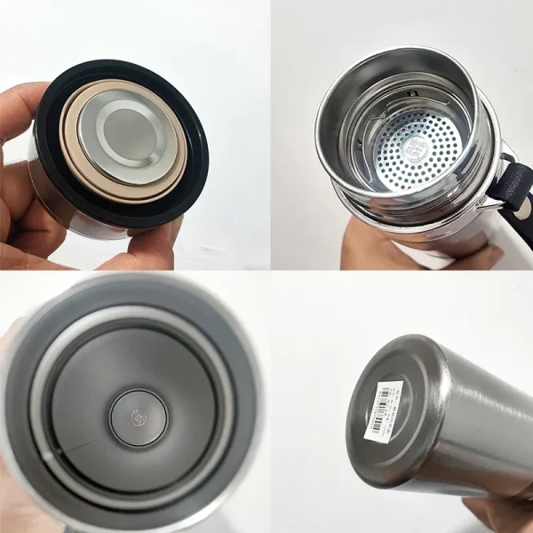 Thermos 1L Thermal Water Bottle Keep Cold and Hot Water Bottle for Water Tea Coffee Vacuum Flasks Stainless Steel Thermos Bottle 6