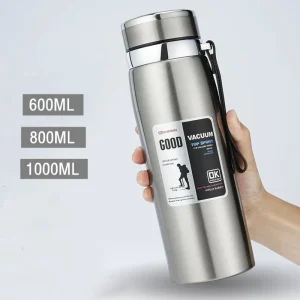 600ML/800ML/1000ML Double Stainless Steel 316 Thermal Flask With Filter Portable Coffee Tea Thermal Bottle Travel Tumbler 1