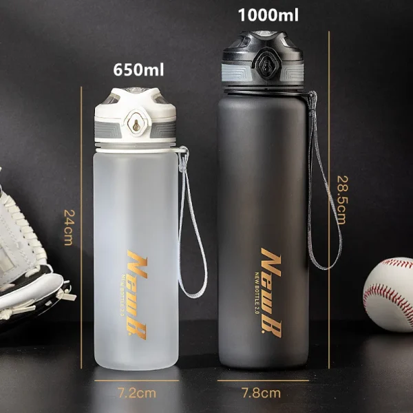 650ml/1000ml/1500ml High Quality Tritan Material Sport Water Bottle Cycling Climbing Gym Fitness Drinking Bottles Eco-Friendly 5