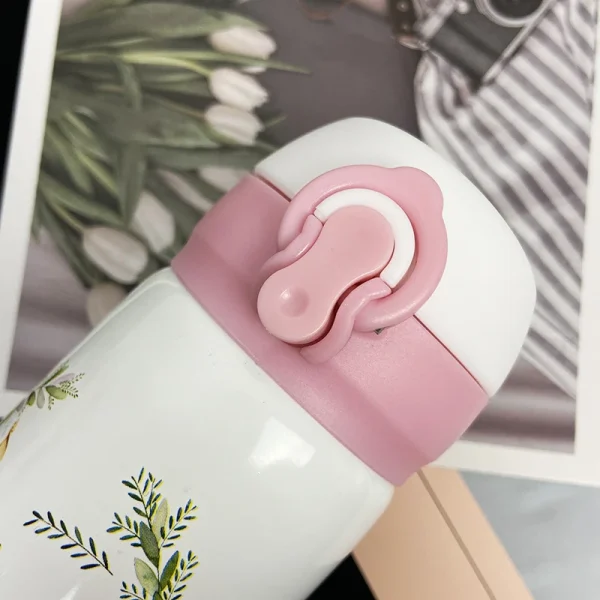 Cute Unicorn Vacuum Flasks Bouncing Lid Vacuum Cup Stainless Steel Thermal Insulation Water Bottle Portable Drinkware 3