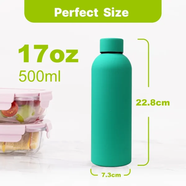 Thermos Bottle Stainless Steel Thermal Water Bottle Cup Thermal Coffee Mug Insulated Vacuum Tumbler Rubber Paint Sports Kettle 3