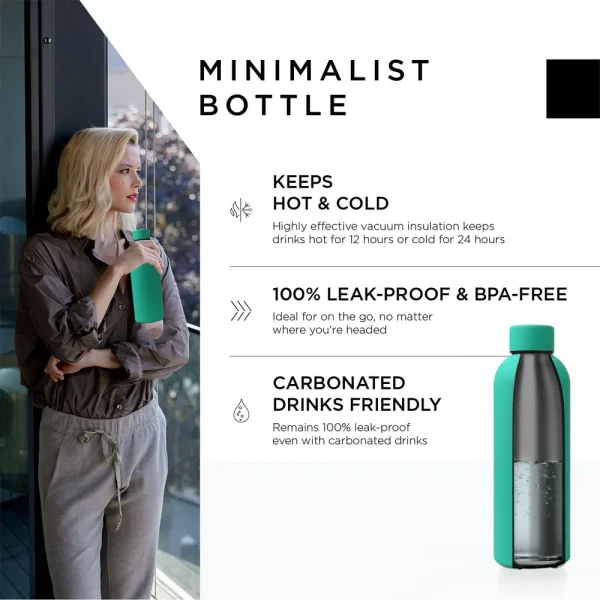 Thermos Bottle Stainless Steel Thermal Water Bottle Cup Thermal Coffee Mug Insulated Vacuum Tumbler Rubber Paint Sports Kettle 5