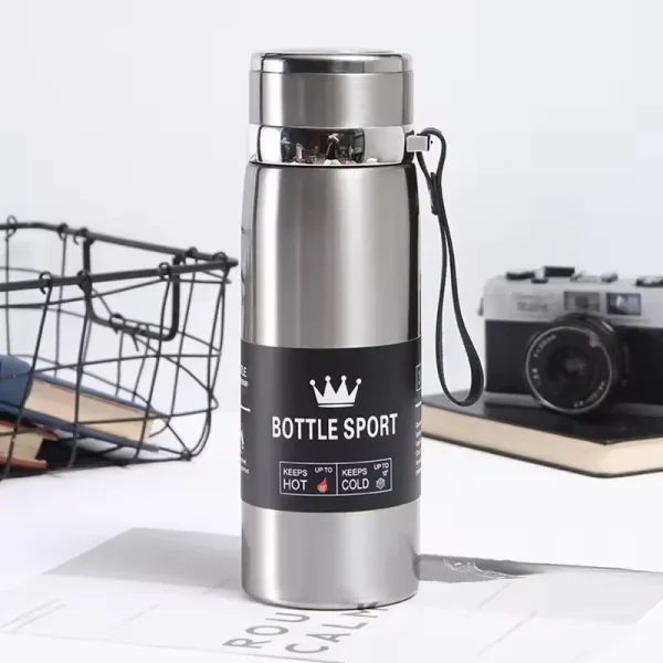 Large Capacity Outdoor Thermos Cup Stainless Steel Heat Preservation Cold Preservation 1000Ml Water Bottle Kitchen Outdoor Cup 1
