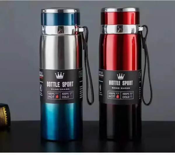 Large Capacity Outdoor Thermos Cup Stainless Steel Heat Preservation Cold Preservation 1000Ml Water Bottle Kitchen Outdoor Cup 5