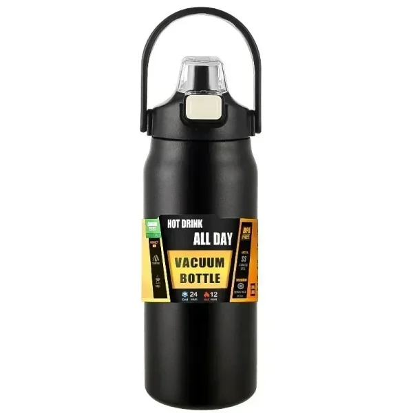 New Thermo Water Bottle Tumbler Thermoses Stainless Steel Thermo Bottle Portable Thermos Large Capacity Outdoor Vacuum Flasks 3