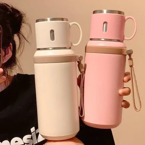 316 stainless steel vacuum insulated water bottle, portable and available in multiple colors Keep cool and keep hot ColorFashion 3
