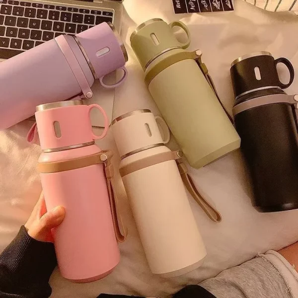 316 stainless steel vacuum insulated water bottle, portable and available in multiple colors Keep cool and keep hot ColorFashion 5