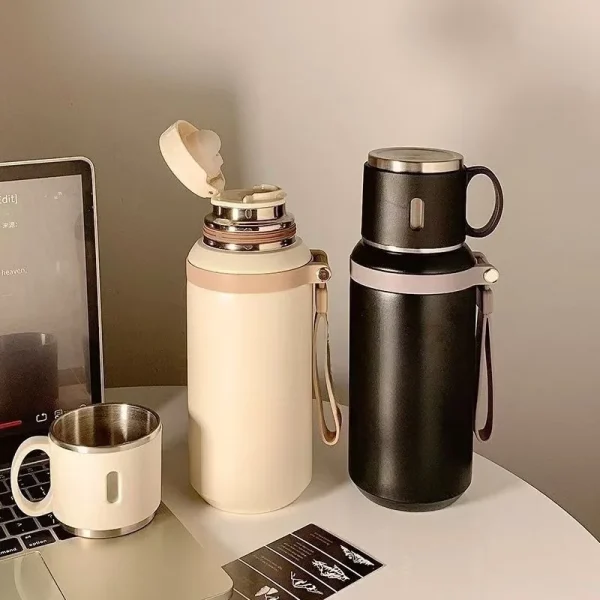 316 stainless steel vacuum insulated water bottle, portable and available in multiple colors Keep cool and keep hot ColorFashion 6