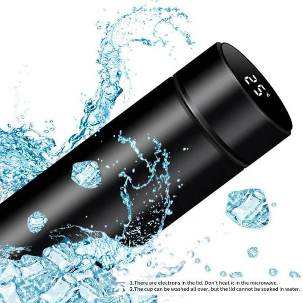 500ml Smart Water Bottle Stainless Steel Thermos Temperature Display Leakproof Vacuum Flasks Coffee Cup Milk Mug valentines day 4