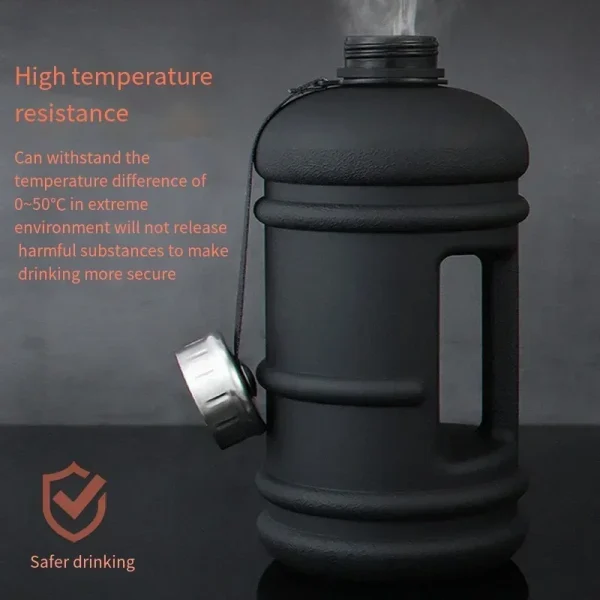 Portable 2.2L Large Capacity Plastic Sports Bottles Outdoor Travel Cold Water Cup Fitness Gym Protein Shaker Sport Bottle Termos 3